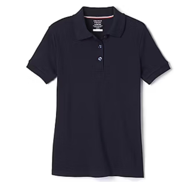 French Toast Other - French Toast  Girls Short Sleeve Regular Fit Polo Shirt in navy size XL & XXL.